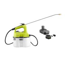 Chemical sprayers are handy tools to have around the home and garden, but who wants to waste three different hart 20v chemical sprayers utilize battery power to take the sting out of pumping up. Ryobi 18v One Lithium Ion Cordless Chemical Sprayer W 1 3 Ah Battery And Charger The Home Depot Canada