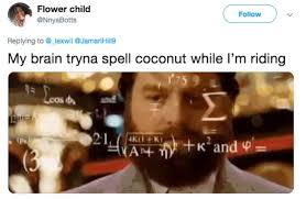 Never called you stupid, but when i asked you to spell orange, and you asked me the fruit or color it kinda caught me off guard. Spell Coconut Meme Fun