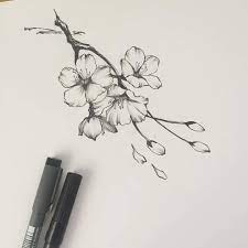 Pin By Katie Ahern On Tattoo Ideas Black And White Flower Tattoo Sakura Tattoo Cherry Blossom Tattoo Shoulder