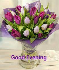 Good Evening Tulips In Vase Tulip Bouquet Fresh Flower Delivery