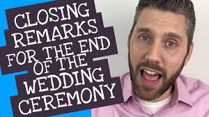 Officiant Closing Remarks For The Wedding Ceremony 3 Announcements To M Ceremony Wedding Ceremony Script Wedding Ceremony