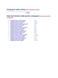 Moduri predicative pentru verbul a bea. 02 Conjugarea Verbelor