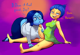 Yaoi pinup joy+joy (inside out)+sadness (inside out)