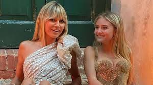 Get more on leni klum, heidi klum's daughter. Heidi Klum Gntm Prosieben Fans Bei Foto Mit Tochter Leni Ausser Sich Wie Eine Puppe Seltsam Stars