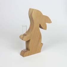 Hase vorlage zum ausdrucken vorlage osterhase osterei vorlage. Holzhase Mit Reagenzglas Hinum Und Herum Handgemacht In Bayern Hasen Aus Holz Palette Weihnachtsbaum Holz