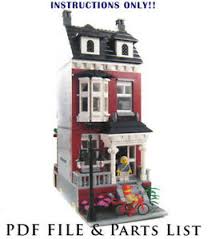 Chatten sie mit unseren freundlichen lego experten. Lego Custom Modular Building Haus Anleitung Nur Ebay