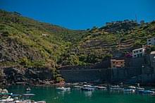 Visão de manarola a partir de corniglia. Cinque Terre Wikipedia
