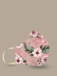 Cute Washable Face Mask Reusable Mask With Filter Floral Etsy In 2020 Face Mask Dust Mask Fashion Luxury Mask