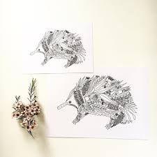 I Want An Echidna Emoji Whos With Me Prints Of My Echidna Out Of Natives Illustration Will Be Ava Australian Fauna Australian Artists How To Draw Hands