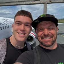 ufc adventure starts now. Thanks to @monsterenergy taking my son  @jessejamesparr to his first ever live UFC event. I'm so excited for him to  be part of the madness the next few