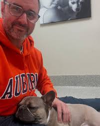 Six short weeks ago my dog Barkley started to show signs of a back injury  which in Frenchies is both critical and life threatening. I rushed him to  the Auburn University Veterinary