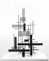 Sidney Gordon Construction 7 1954 Concept Models Architecture Sculpture Installation Geometric Art