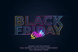 Download Black Friday Sale 3d Text Effect Mockup Graphic By Syifa5610 Creative Fabrica PSD Mockup Templates