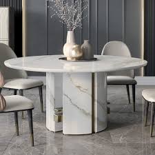 Great savings & free delivery / collection on many items. Luxury Italian Designer Contemporary Round Marble Dining Table Juliettes Interiors