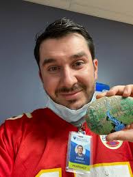 There's snacks in the break room” The snack: