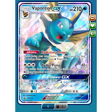 2 look for cards you don't have. Online Card Vaporeon Gx Sm172 Vaporeon Gx Deck Box From Code Cards For Pokemon Tcgo Online Traded Shopee Malaysia