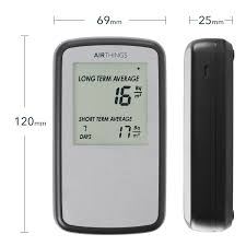 Because radon is odorless and colorless, it's impossible to know if your home or office is contaminated unless you have a radon detector. Airthings Home Radon Detector Digital At Reichelt Elektronik