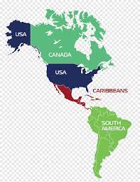 North america map with flags of the usa, canada and mexico. Mapa De Canada De La Frontera Mexico Estados Unidos Estados Unidos Canada Mundo Png Pngegg
