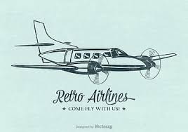 Download Free Retro Airplane Vector Poster Svg Ai Uidownload