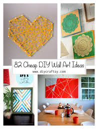 How to make a wall display with colorful plates. 82 Cheap Diy Ways To Make Wall Art For Your Home Decor Diy Crafts