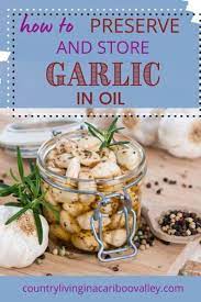 How To Preserve Garlic In Oil And Other Ways To Store Garlic