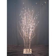 Hi Line Gift Ltd White Birch Trees 160 Leds White Birch Trees Tree Branch Decor Led Lights