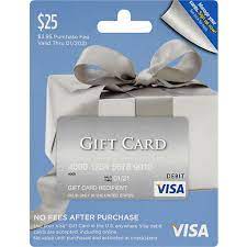 Visa gift cards are available online. Visa Gift Card 25 Gift Cards Dave S Supermarket