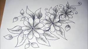 Koleksi gambar sketsa bunga sakura indah. Sketsa Bunga Radea