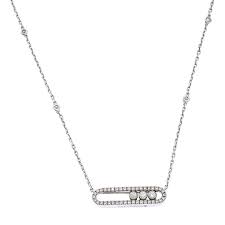 Discover the messika gold and diamond pendant necklaces. Messika Baby Move Pave Diamond 18k White Gold Pendant Necklace Messika Tlc