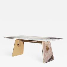 studio mvw jinshi pink jade table dining table marble table dining table chairs