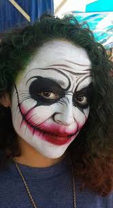 Mark Teid Joker Face Painting Design Face Painting Halloween Joker Face Paint Zombie Face Paint
