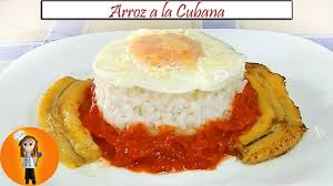 Resultado de imagen de ARROZ ALA CUBANA