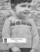 Childrens Picture Knit Intarsia Knitting Patterns From The