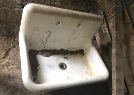 It also gets a lot of marks on it from pots, pan. Antique Farm Sink Makeover Tips For Restoring An Old Sink On A Budget Bryarton Farm