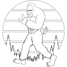 The original format for whitepages was a p. Bigfoot Coloring Page Growing Up In Santa Cruz