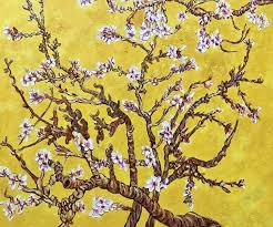 The famous bedroom in arles original painting by vincent van gogh (1889). Branches With Almond Blossom Of Van Gogh In Different Colors Museum Quality Art Reproductions