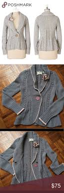 Anthropologie Helena Cardigan Sweater Gray U25 Grey Sweater Sweaters Anthropologie