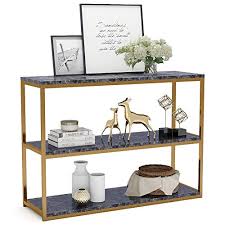 Make a stylish statement with console table decor. 3 Tier Decor Modern Luxury Black Marble Top Entry Console Table Gold For Home Buy Console Table Wood Curved Console Table Cheap Modern Console Tables Product On Alibaba Com