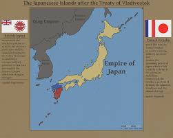 When commodore matthew perry and the american black ships showed up in edo harbor, their appe. Japan After Britain And France Joined Russia In The Russo Japanese War Imaginarymaps