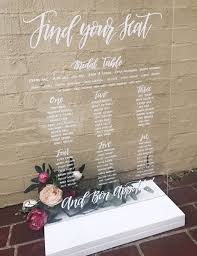 Acrylic Wedding Seating Chart Clear Perspex Acrylic Wedding Etsy Seating Chart Wedding Seating Plan Wedding Wedding Table Plan
