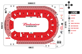 concourse map budweiser gardens