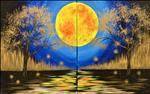 Date Night - The Moon Between - Set (Blacklight)
