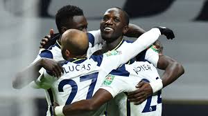 Fulham in the league cup. Tottenham 2 0 Brentford Moussa Sissoko And Heung Min Son Send Spurs To Carabao Cup Final Football News Sky Sports