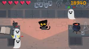 Beware the creatures of the night, at halloween they growl and bite. The Halloween Google Doodle Is The Cutest Game You Ll Play Today Google Doodle Halloween Google Doodles Doodles