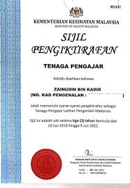 Slide module kementerian kesihatan malaysia. Kursus Pengendali Makanan No 1 New Dates Update