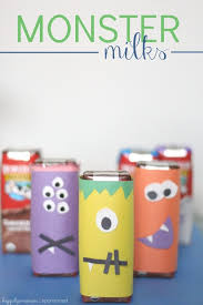 One of our favorite fine motor skills activities for hand strengthening, milk a cow is perfect for a preschool or homeschool unit free sorting activity for preschool and kindergarten to learn about the five main food groups. Fun Halloween Treats For Kids Monster Milks Happily Ever Mom