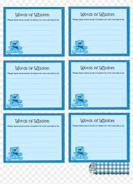 They are like a gift that keeps on giving. Printable Words Of Wisdom Game For Baby Shower Unique Baby Shower Advice Cards Printable Free Transparent Png Clipart Images Download