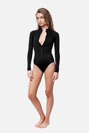 Original Sexie Rashie Black Une Piece Rashie One Piece Swimwear One Piece