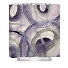 Maybe you would like to learn more about one of these? Purple And Green Circles Abstract Panoramic Painting Shower Curtain For Sale By Beverly Brown Prints