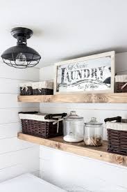 Check out our laundry room shelf selection for the very best in unique or custom, handmade pieces from our shelving shops. Diy Rustic Farmhouse Laundry Room Shelves Simply Beautiful By Angela